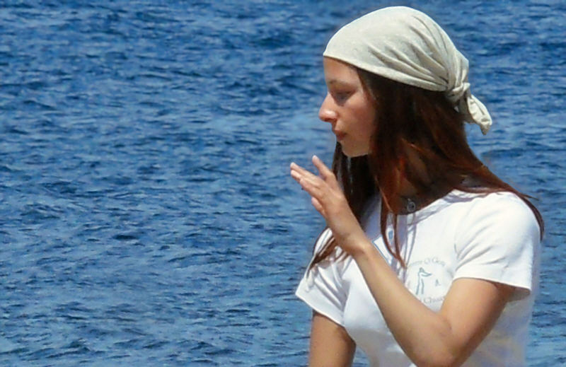 Lena Graulich - Taichi am Strand von Collioure